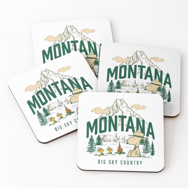 Item preview, Peanuts  Cozy Montana Camping Vintage Artwork designed and sold by zarinaks.