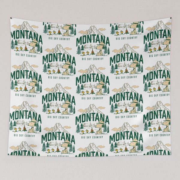 Item preview, Peanuts  Cozy Montana Camping Vintage Artwork designed and sold by zarinaks.