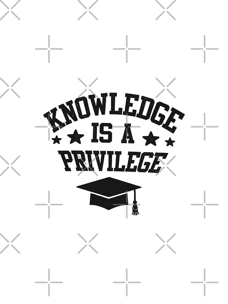 Thumbnail 4 of 4, iPhone Case, Knowledge Is A Privilege - Graduation Cap Collegiate Sticker designed and sold by Raju-Creative.