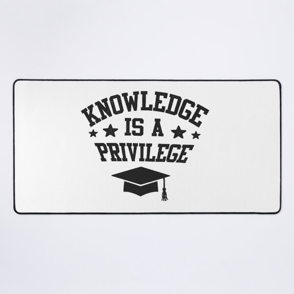 Item preview, Knowledge Is A Privilege - Graduation Cap Collegiate Sticker designed and sold by Raju-Creative.