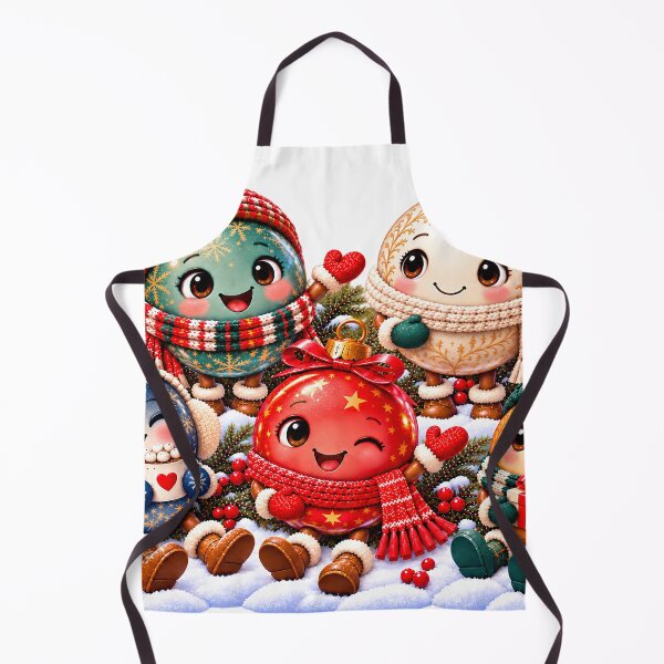 Item preview, Christmas Ornament Friends – A Cozy Holiday Gathering designed and sold by DoreenGehrkeArt.