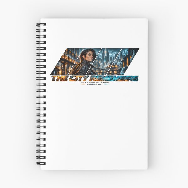 Item preview, The City Remembers | Meridian City Cyberpunk Art designed and sold by WartonnoArt.