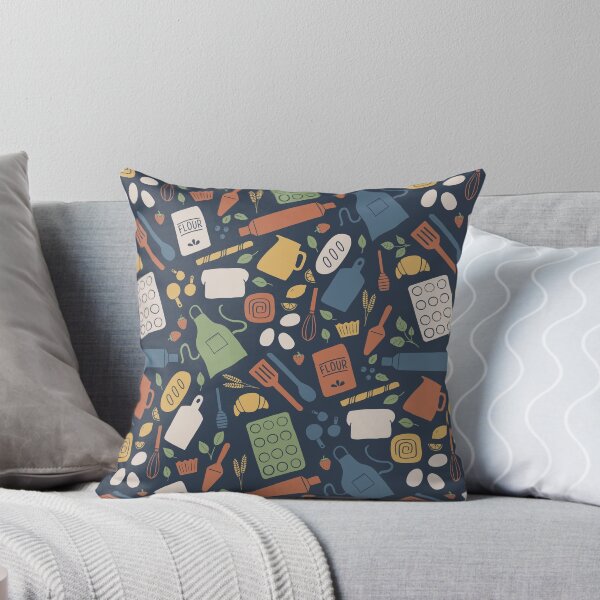 Item preview, Baker Cooking Artisan Pastries Pattern designed and sold by Fern and Quill.