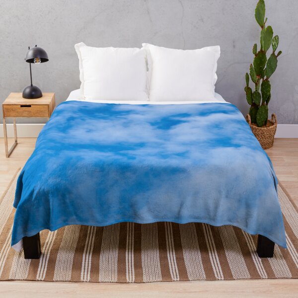 Item preview, Vibrant Blue Sky Patterned Whispy Clouds designed and sold by Luxxe87.