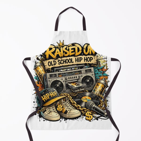 Item preview, Retro Hip Hop Boombox Sneakers Vinyl Mic Graphic Tee designed and sold by empiric-designs.