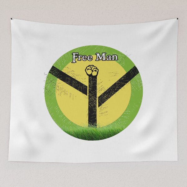 Item preview, Cool Free Man Logo - Great for Labor Day By #TeaShirt designed and sold by TeaShirtZ.