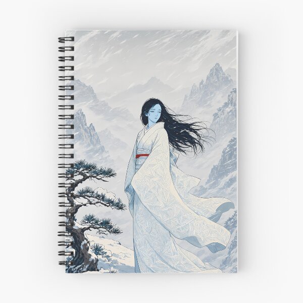 Item preview, Yuki Onna Snow Woman Japanese Yokai Art designed and sold by Shop of Wonders.