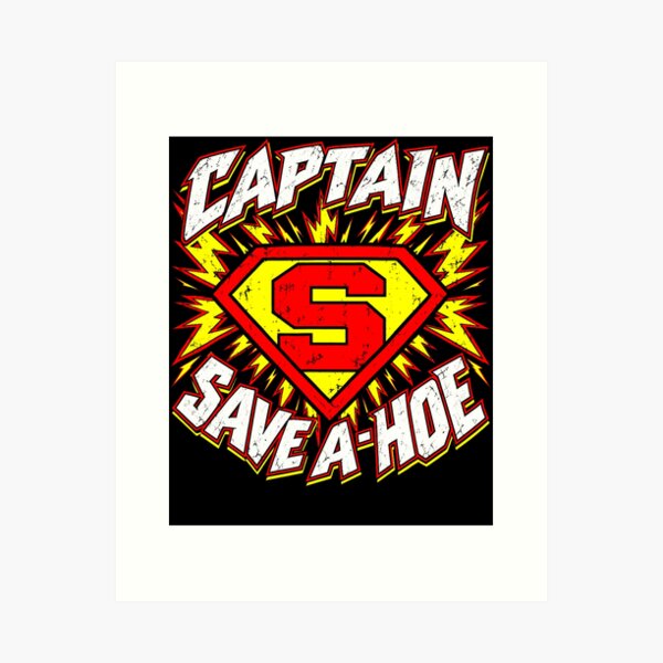 Item preview, Captain Save A Hoe Funny Comic Costume Halloweens designed and sold by Pider-Vampire.