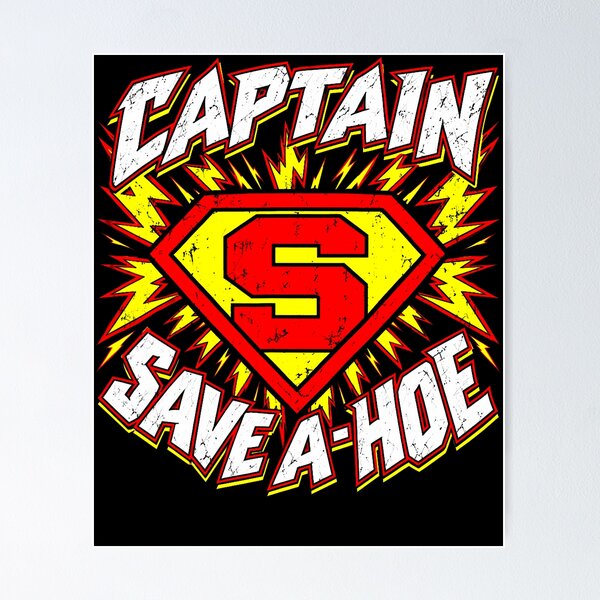 Item preview, Captain Save A Hoe Funny Comic Costume Halloweens designed and sold by Pider-Vampire.
