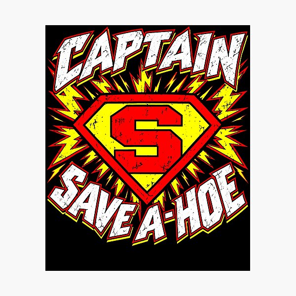 Item preview, Captain Save A Hoe Funny Comic Costume Halloweens designed and sold by Pider-Vampire.