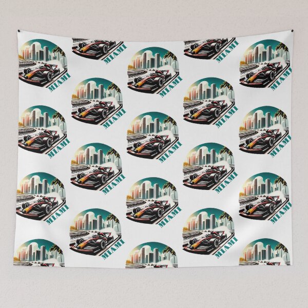 Item preview, Formula Racing Miami Grand Prix Vintage Retro Florida Usa designed and sold by arantxase.