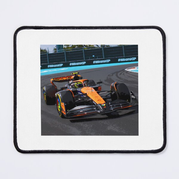 Item preview, Lando Norris On His Way To His First Victory During The 2024 Miami Grand Prix Abstract designed and sold by arantxase.