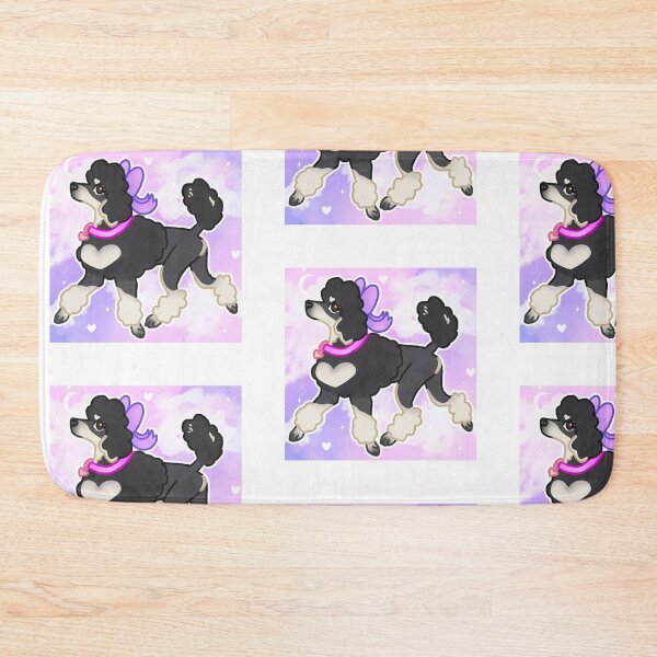 Artikelvorschau, Black and Tan Phantom Standard Poodle entworfen und verkauft von TheCurlyGirlSwirl.
