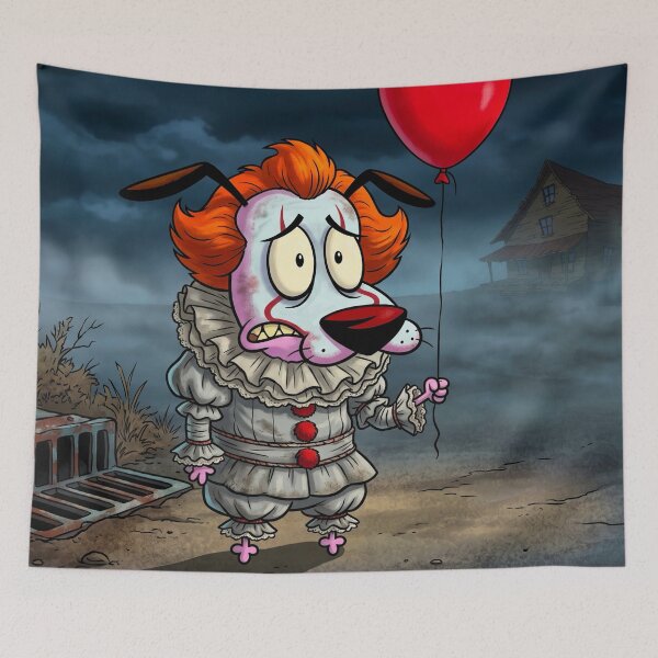 Item preview, Courage the clown designed and sold by RamFor6.