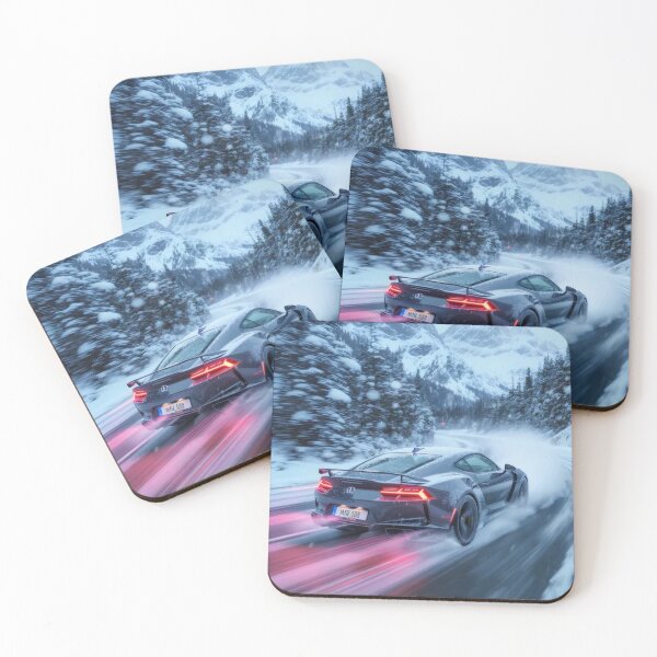 Item preview, Cinematic Apex Drift Forest Path Racing Car Illustration, Japanese Street Racing Aesthetic, Misty Woodland Road Adventure, Dynamic Automotive Wall Art for Motorsport Fans designed and sold by PaintedPixels01.