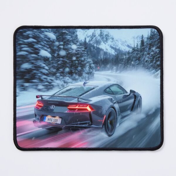 Item preview, Cinematic Apex Drift Forest Path Racing Car Illustration, Japanese Street Racing Aesthetic, Misty Woodland Road Adventure, Dynamic Automotive Wall Art for Motorsport Fans designed and sold by PaintedPixels01.