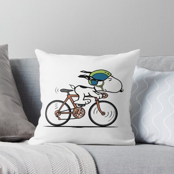 Item preview, Snoopy Race Biking Bike Workout Ironman Triathlete Peanuts Charlie Brown Racing designed and sold by zarinaks.