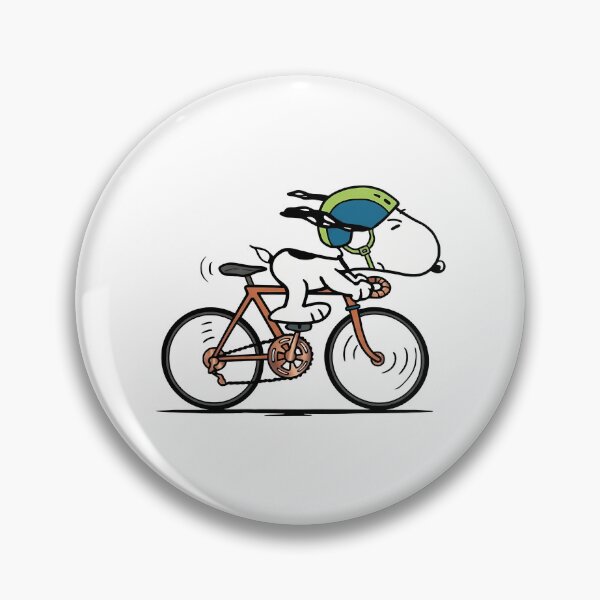 Item preview, Snoopy Race Biking Bike Workout Ironman Triathlete Peanuts Charlie Brown Racing designed and sold by zarinaks.
