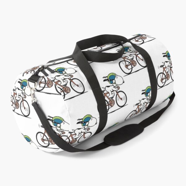 Item preview, Snoopy Race Biking Bike Workout Ironman Triathlete Peanuts Charlie Brown Racing designed and sold by zarinaks.