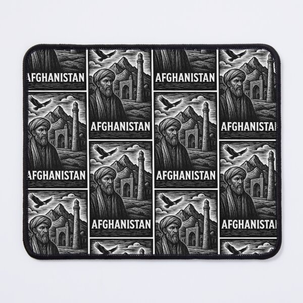 Item preview, Afghanistan Linocut Style designed and sold by Thistle-TShop.