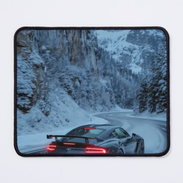 Item preview, Cinematic Apex Drift Forest Path Racing Car Illustration, Japanese Street Racing Aesthetic, Misty Woodland Road Adventure, Dynamic Automotive Wall Art for Motorsport Fans designed and sold by PaintedPixels01.