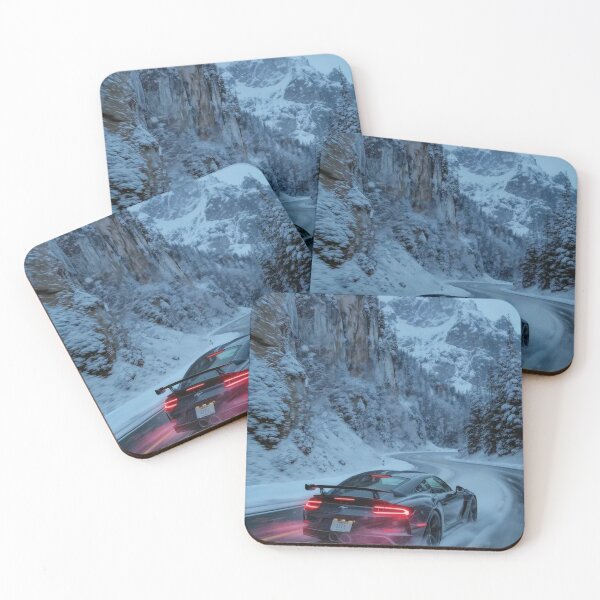 Item preview, Cinematic Apex Drift Forest Path Racing Car Illustration, Japanese Street Racing Aesthetic, Misty Woodland Road Adventure, Dynamic Automotive Wall Art for Motorsport Fans designed and sold by PaintedPixels01.