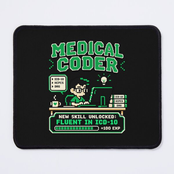 Item preview, Medical Coder New Skill Unlocked Fluent In ICD-10 Retro Gamer designed and sold by Popstudio85.