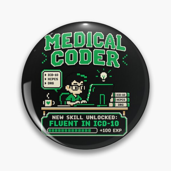 Item preview, Medical Coder New Skill Unlocked Fluent In ICD-10 Retro Gamer designed and sold by Popstudio85.