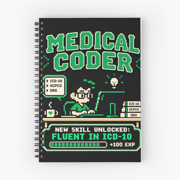 Item preview, Medical Coder New Skill Unlocked Fluent In ICD-10 Retro Gamer designed and sold by Popstudio85.