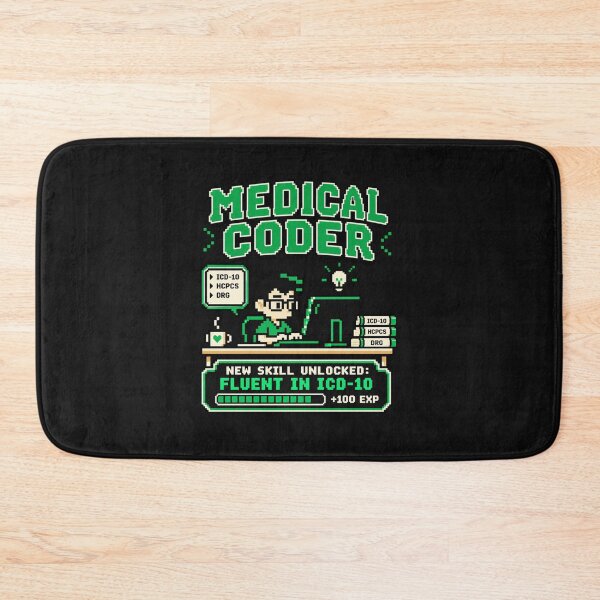 Item preview, Medical Coder New Skill Unlocked Fluent In ICD-10 Retro Gamer designed and sold by Popstudio85.