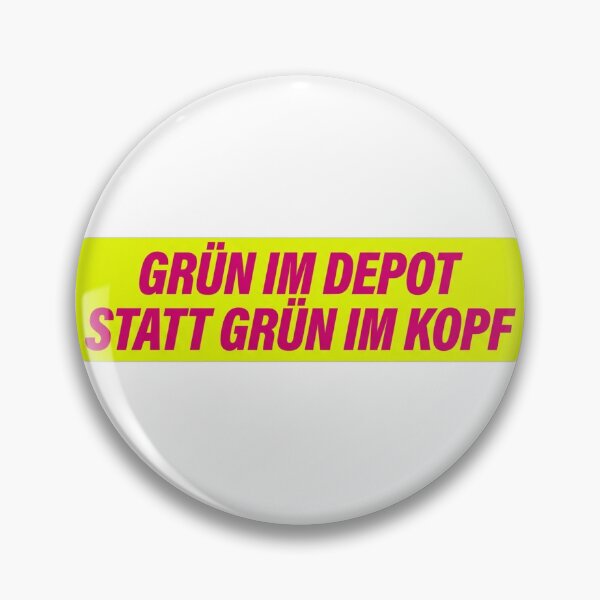 Item preview, Grün im Depot statt Grün im Kopf — Lustiges Finanz Meme designed and sold by LoFizzy.