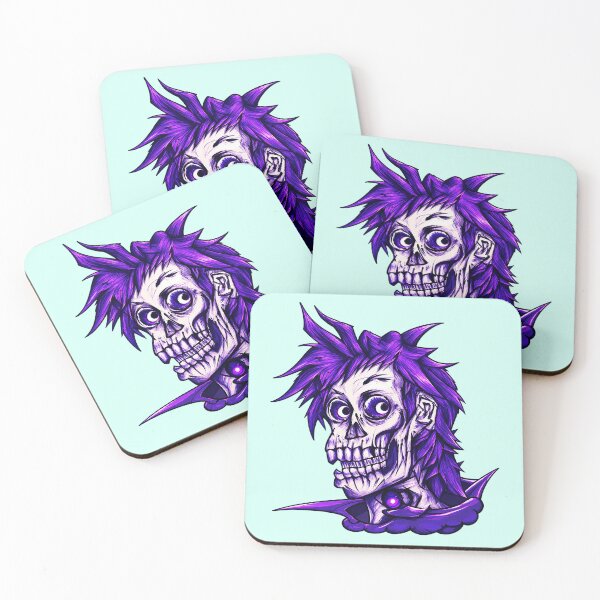 Item preview, Purple Gothic Skull with Wide Staring Eyes designed and sold by Sugostadigital.