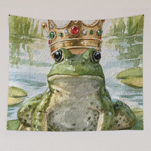 Item preview, Crowned Frog Prince of Lilies designed and sold by Venon28.