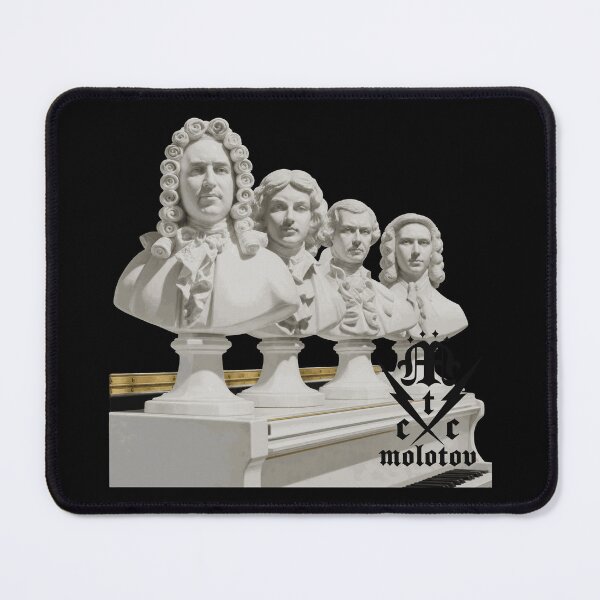 Item preview, Molotov Classical Composer Busts Mexican Rock Band Art designed and sold by TadeoNivar.