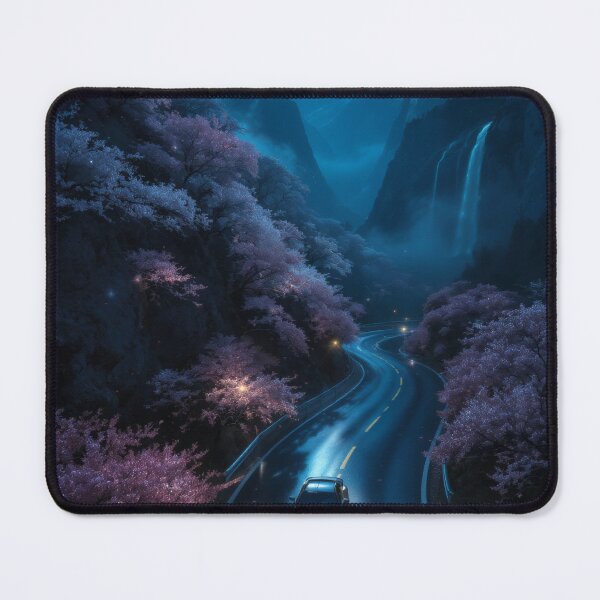 Item preview, Cinematic Apex Drift Forest Path Racing Car Illustration, Japanese Street Racing Aesthetic, Misty Woodland Road Adventure, Dynamic Automotive Wall Art for Motorsport Fans designed and sold by PaintedPixels01.