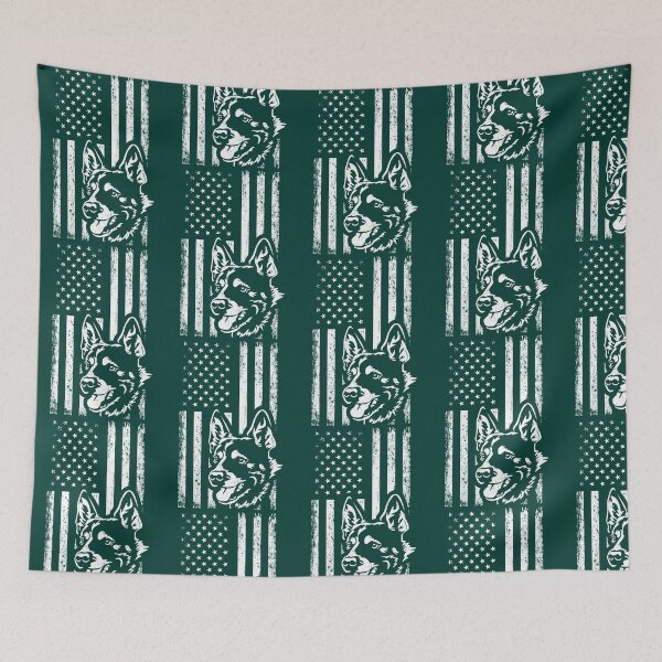 Item preview, Patriotic American Flag Queensland Blue Heeler designed and sold by ellesczipts.