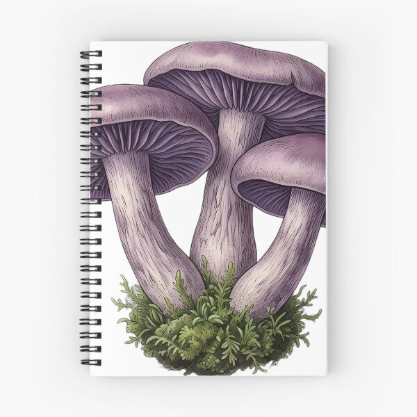 Item preview, Vintage Naturalist Amethyst Deceiver — Antique Fungi Plate designed and sold by Catch333.