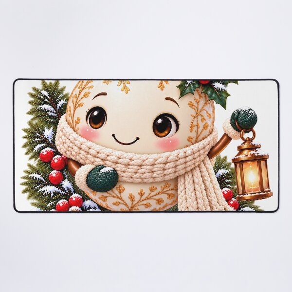 Item preview, Cream Christmas Bauble in the Snow designed and sold by DoreenGehrkeArt.