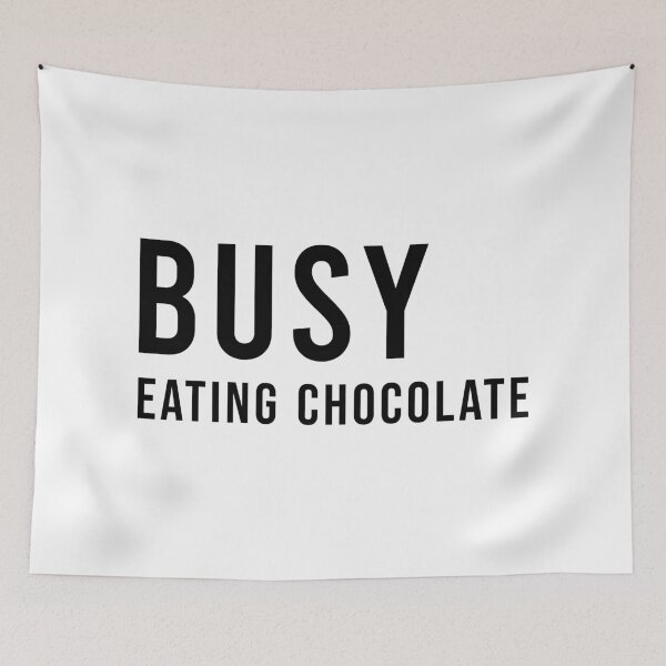Item preview,  Busy Eating Chocolate Funny Chocolate Lover Gift, Unique designed and sold by villacreativa.