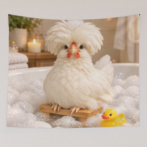 Item preview, Relaxing Polish Chicken Bubble Bath designed and sold by Sillytoe.