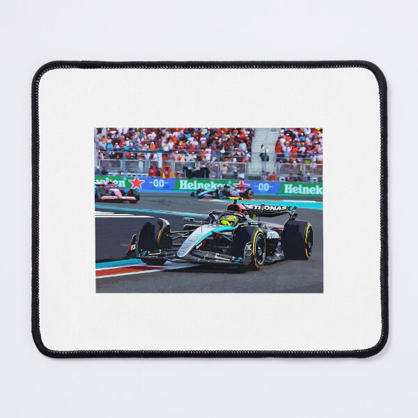 Item preview, Lewis Hamilton Racing His 2024 F1 Race Car Watercolor designed and sold by arantxase.