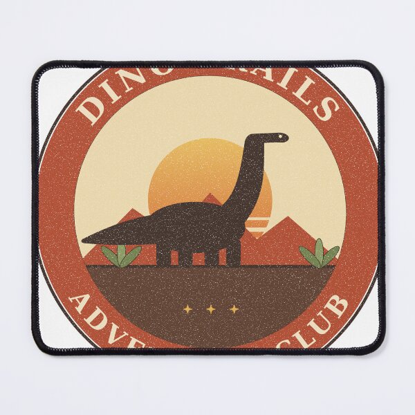 Item preview, Retro Dinosaur Adventure Club Vintage Sunset Dino Trails designed and sold by rachidloucif.