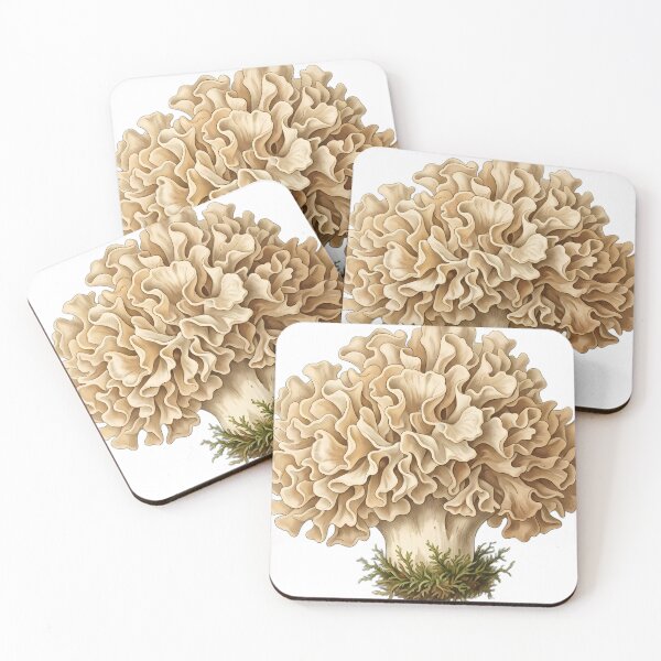 Artikelvorschau, Vintage Naturalist Cauliflower Fungus — Antique Fungi Art entworfen und verkauft von Catch333.