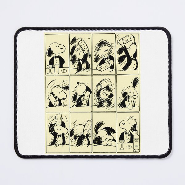 Item preview, The Making Of A Perfect Martini A Guide By Snoopy (Black And White) designed and sold by zarinaks.