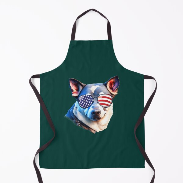 Item preview, Blue Heeler Dog American Flag Aviators Blue Heeler Gear designed and sold by ellesczipts.