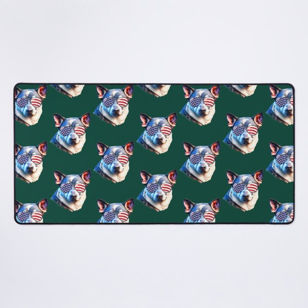 Item preview, Blue Heeler Dog American Flag Aviators Blue Heeler Gear designed and sold by ellesczipts.