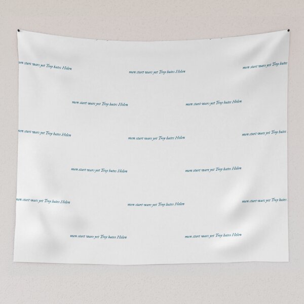 Item preview, Troy Hates Helen (Blue) designed and sold by micorilote.
