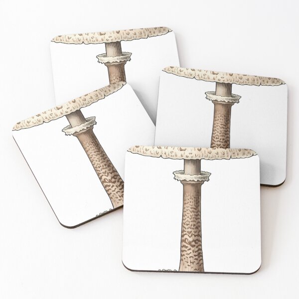 Artikelvorschau, Vintage Naturalist Parasol Mushroom — Antique Botanical Plate entworfen und verkauft von Catch333.