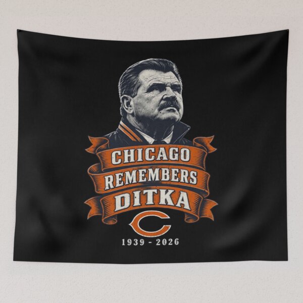 Item preview, Chicago Remembers Ditka 1939-2026 designed and sold by dtyqmen.