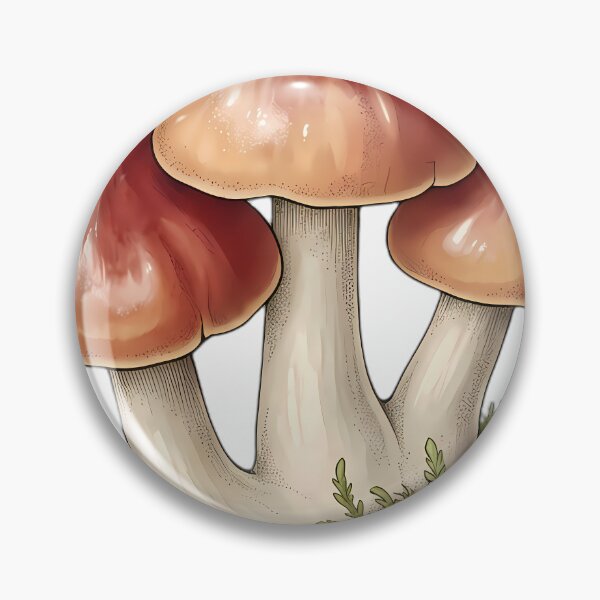 Item preview, Vintage Naturalist Scarlet Waxcap — Antique Fungi Plate designed and sold by Catch333.